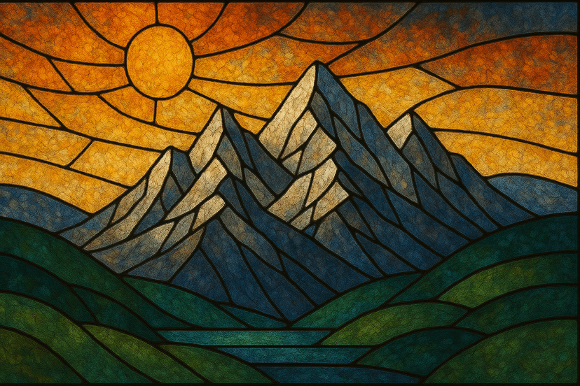 Stained Glass Mountains